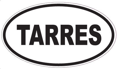 TARRES - Oval Sticker