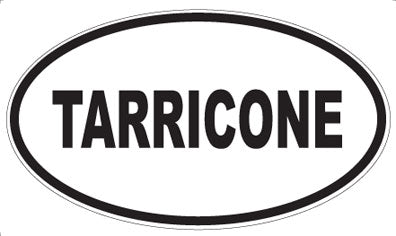 TARRICONE - Oval Sticker
