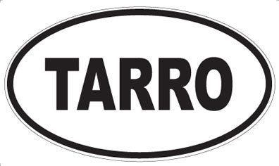 TARRO - Oval Sticker