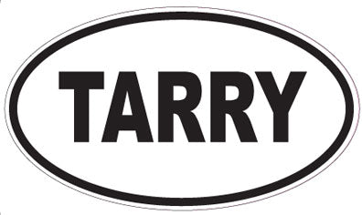TARRY - Oval Magnet