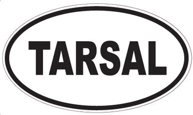 TARSAL - Oval Sticker