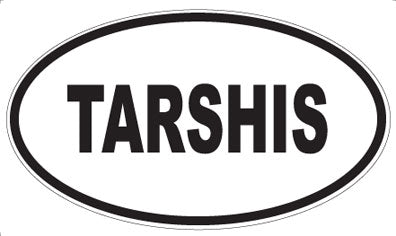 TARSHIS - Oval Sticker