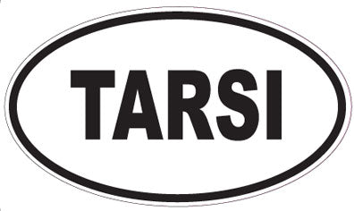 TARSI - Oval Sticker