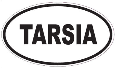 TARSIA - Oval Sticker