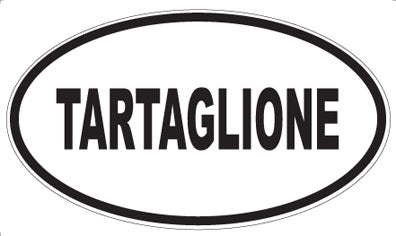 TARTAGLIONE - Oval Sticker