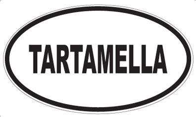 TARTAMELLA - Oval Sticker