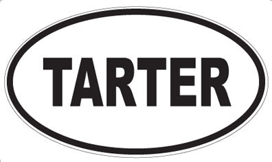 TARTER - Oval Magnet
