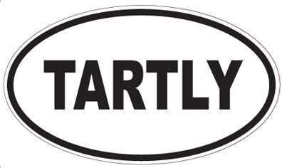 TARTLY - Oval Sticker