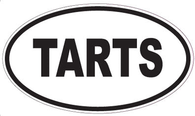 TARTS - Oval Sticker