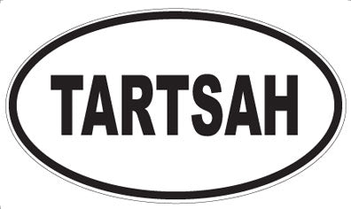 TARTSAH - Oval Sticker