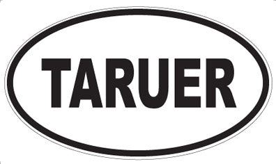 TARUER - Oval Sticker