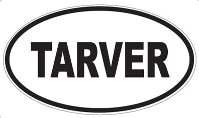 TARVER - Oval Sticker