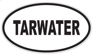 TARWATER - Oval Sticker