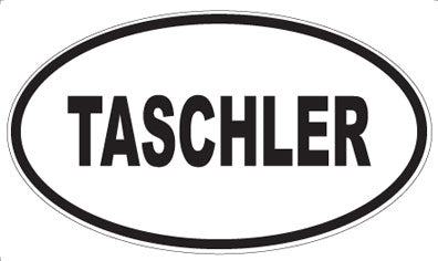 TASCHLER - Oval Sticker