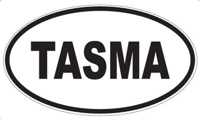 TASMA - Oval Sticker