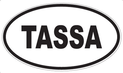 TASSA - Oval Sticker