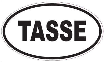 TASSE - Oval Magnet