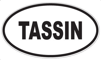 TASSIN - Oval Sticker