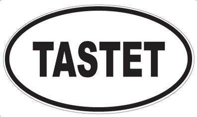 TASTET - Oval Sticker