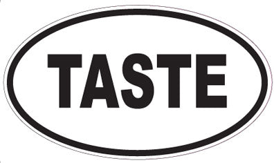 TASTE - Oval Magnet