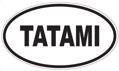 TATAMI - Oval Sticker