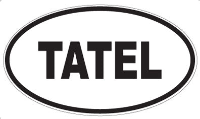 TATEL - Oval Sticker