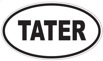 TATER - Oval Magnet