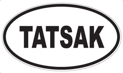 TATSAK - Oval Sticker
