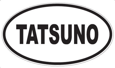TATSUNO - Oval Sticker