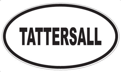 TATTERSALL - Oval Sticker