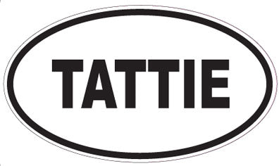 TATTIE - Oval Sticker