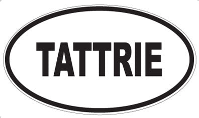 TATTRIE - Oval Sticker