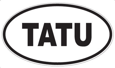 TATU - Oval Sticker