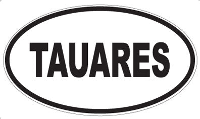 TAUARES - Oval Sticker