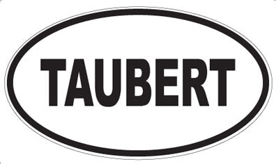 TAUBERT - Oval Sticker