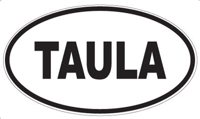 TAULA - Oval Sticker