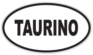 TAURINO - Oval Sticker