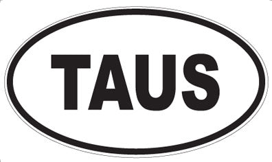 TAUS - Oval Magnet