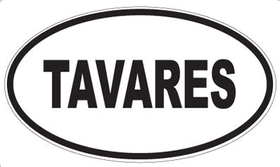 TAVARES - Oval Sticker