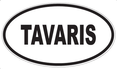 TAVARIS - Oval Sticker