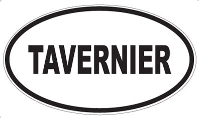 TAVERNIER - Oval Sticker