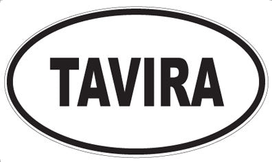 TAVIRA - Oval Sticker