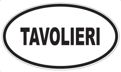 TAVOLIERI - Oval Sticker
