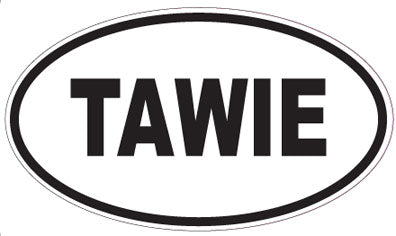 TAWIE - Oval Sticker