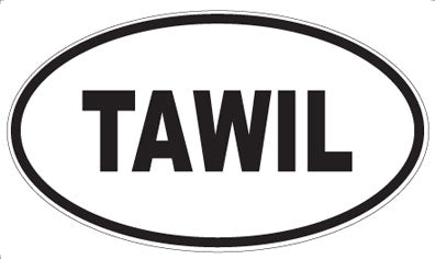 TAWIL - Oval Sticker