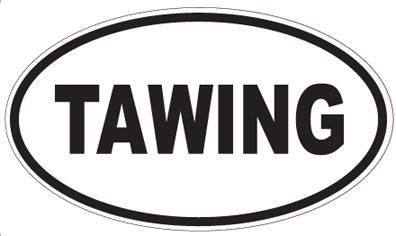 TAWING - Oval Sticker