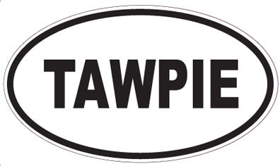 TAWPIE - Oval Sticker