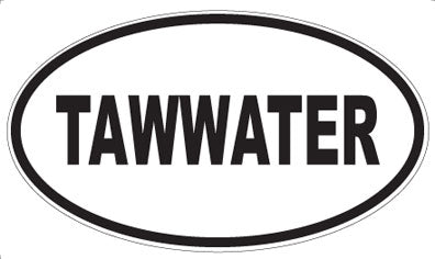 TAWWATER - Oval Sticker