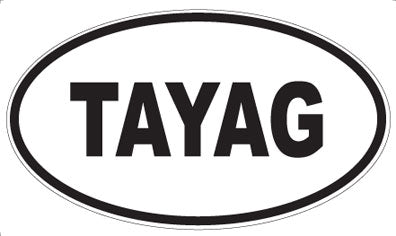 TAYAG - Oval Sticker
