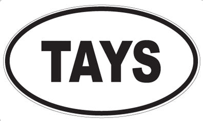 TAYS - Oval Sticker